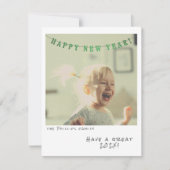 懐かしいインスタントフォト年賀状 シーズンカード (正面)