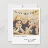 懐かしいインスタントフォト年賀状 シーズンカード (正面)