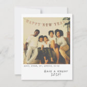 懐かしいインスタントフォト年賀状 シーズンカード (正面)