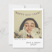 懐かしいインスタントフォト年賀状 シーズンカード (正面)