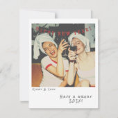 懐かしいインスタントフォト年賀状 シーズンカード (正面)