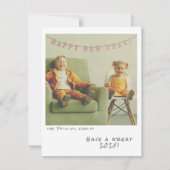 懐かしいインスタントフォト年賀状 シーズンカード (正面)