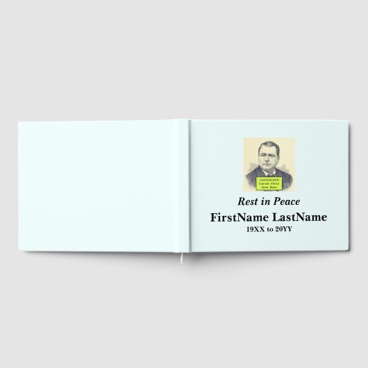 懐かしいエレガントメモリアルゲストブック ゲストブック (全面)