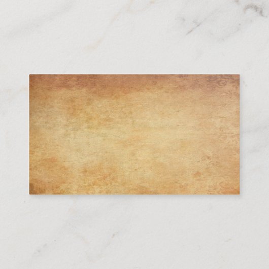 懐かしいエレガント古い紙ルックプレミアムシック 名刺 (裏面)