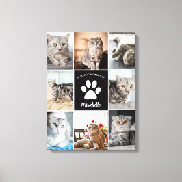 懐かしいカスタム思い出のコラージュ キャンバスプリント