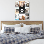 懐かしいカスタム思い出のコラージュ キャンバスプリント (インサイチュ (寝室))