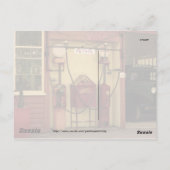 懐かしいガソリンスタンド ポストカード (裏面)