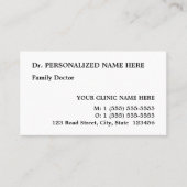 懐かしいクラシック名刺 名刺 (正面)