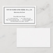 懐かしいクラシック、ビジネス伝統的カード 名刺 (正面/裏面)