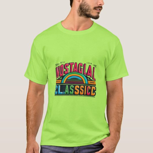 懐かしいクラシック Tシャツ (正面)