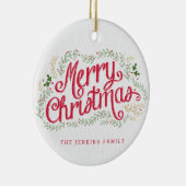 懐かしいクリスマスカスタムオーナメント ガラスオーナメント (右)