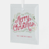 懐かしいクリスマスカスタムオーナメント ガラスオーナメント (正面左)