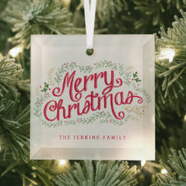 懐かしいクリスマスカスタムオーナメント ガラスオーナメント