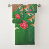 懐かしいクリスマスサンタバスタオルセット バスタオルセット (インサイチュ)