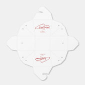 懐かしいクリスマススクリプトホリディフェイスボックス フェイバーボックス (折り畳みなし)