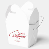 懐かしいクリスマススクリプトホリディフェイスボックス フェイバーボックス (オープン)