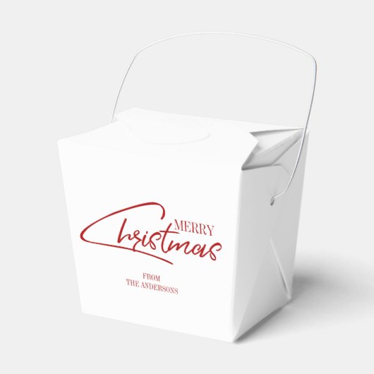 懐かしいクリスマススクリプトホリディフェイスボックス フェイバーボックス (正面サイド)