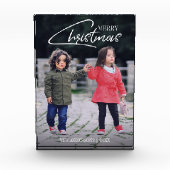 懐かしいクリスマススクリプトホリデーフォトブロック フォトブロック (正面)