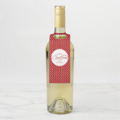 懐かしいクリスマススクリプトボトルハンガーラベル ボトルネックタグ (ボトル)