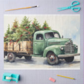 懐かしいクリスマスツリーファームデライト 薄葉紙 (クラフト)