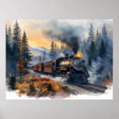 懐かしいクリスマストレイン ポスター (正面)