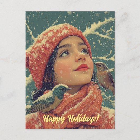 懐かしいクリスマスポストカード シーズンポストカード (正面)