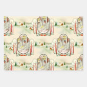 懐かしいクリスマス ラッピングペーパーシート (正面)