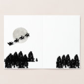 懐かしいサンタクロース 箔カード (内部)