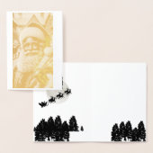 懐かしいサンタクロース 箔カード (ディスプレー)