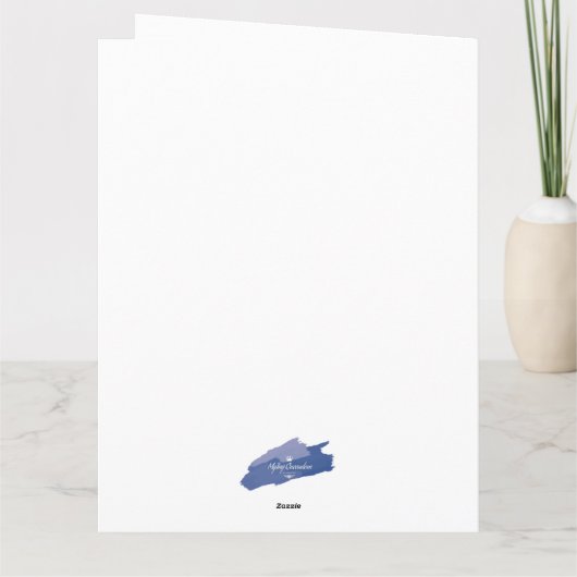 懐かしいサンタ カード (裏面)