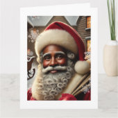 懐かしいサンタ カード (正面)