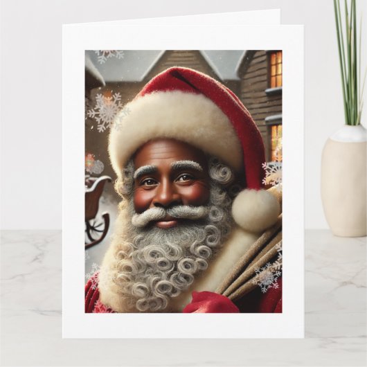 懐かしいサンタ カード (正面)