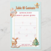 懐かしいジンジャーブレッドファミリーレシピブックネームプレート (裏面)