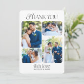 懐かしいタイプ丸いコーナー5写真結婚ズ サンキューカード (スタンド正面)