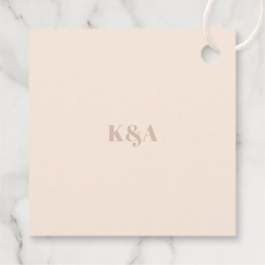 懐かしいチャーム結婚レトロの写真 フェイバータグ (裏面)