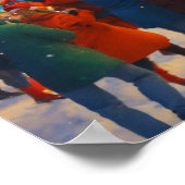 「懐かしいチャーム:ヴィンテージ・クリスマスアート ポスター (角)