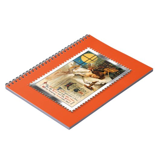 懐かしいハロウィンの眠れるゴブリンと妖精たち ノートブック (左側)