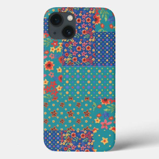 懐かしいフェイクパッチワーク三星銀河ノートケース Case-Mate iPhoneケース (裏面)