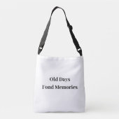 懐かしいフローラテーマ クロスボディバッグ (裏面)