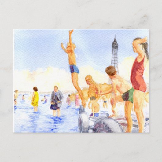 懐かしいブラックプール ポストカード (正面)