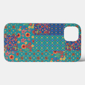 懐かしいプリントフェイクパッチワークiPhone 6ケース Case-Mate iPhoneケース (裏面 (横))