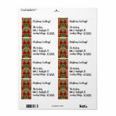 懐かしいミスタントーとホリークリスマス ラベル (フルシート)