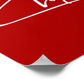 懐かしいメリークリスマススクリプトホリデーポスター ポスター (角)