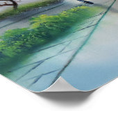 懐かしいヤギの群絵画れ ポスター (角)