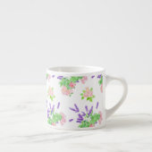 懐かしいラベンダー、ピンクのバラ、モックオレンジ エスプレッソカップ (右)