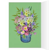 懐かしいヴィンテージキャンパートレーラーマザーズデイカード (内側 (左))