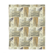 懐かしいヴィンテージサイクリストと自転車広告コラージュ