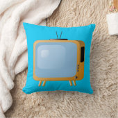 懐かしいヴィンテージテレビ クッション (ブランケット)