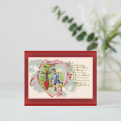 懐かしいヴィンテージバレンタインカード シーズンポストカード (スタンド正面)