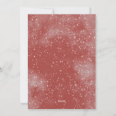 懐かしいヴィンテージホリデーコテージクリスマスカード シーズンカード (裏面)